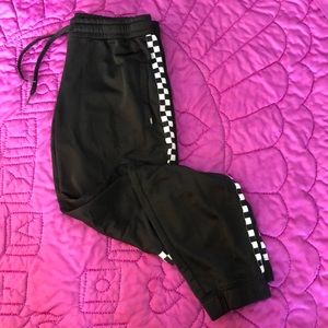 Vans black joggers